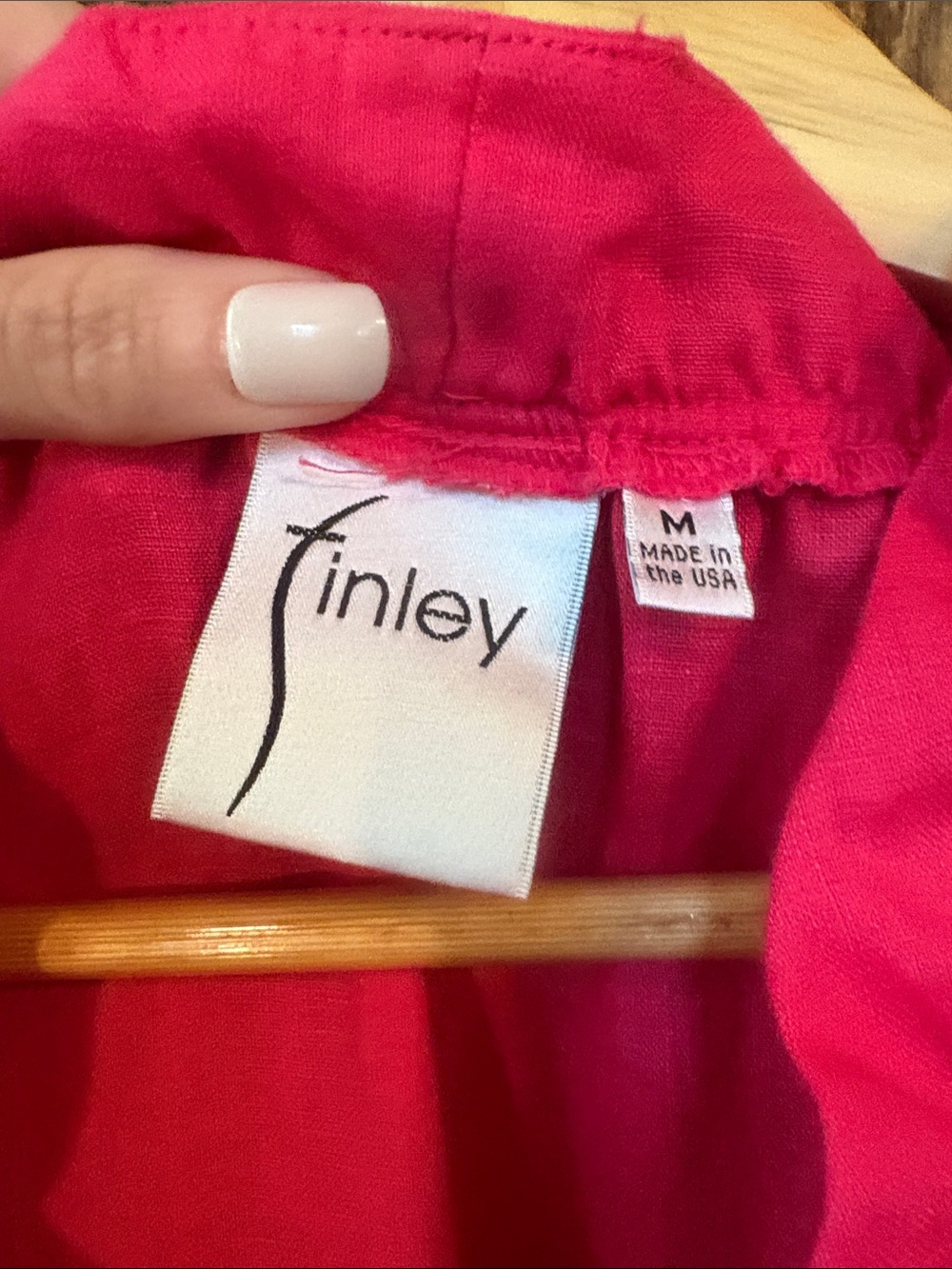 Finley Crosby Bell-Sleeve Ruffle-Trim Linen Shirtdress - Picture 9 of 14